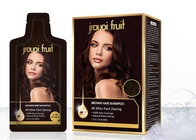 Kualitas Tinggi Tanpa Efek Samping Pewarna rambut herbal organik sampo warna coklat sampo